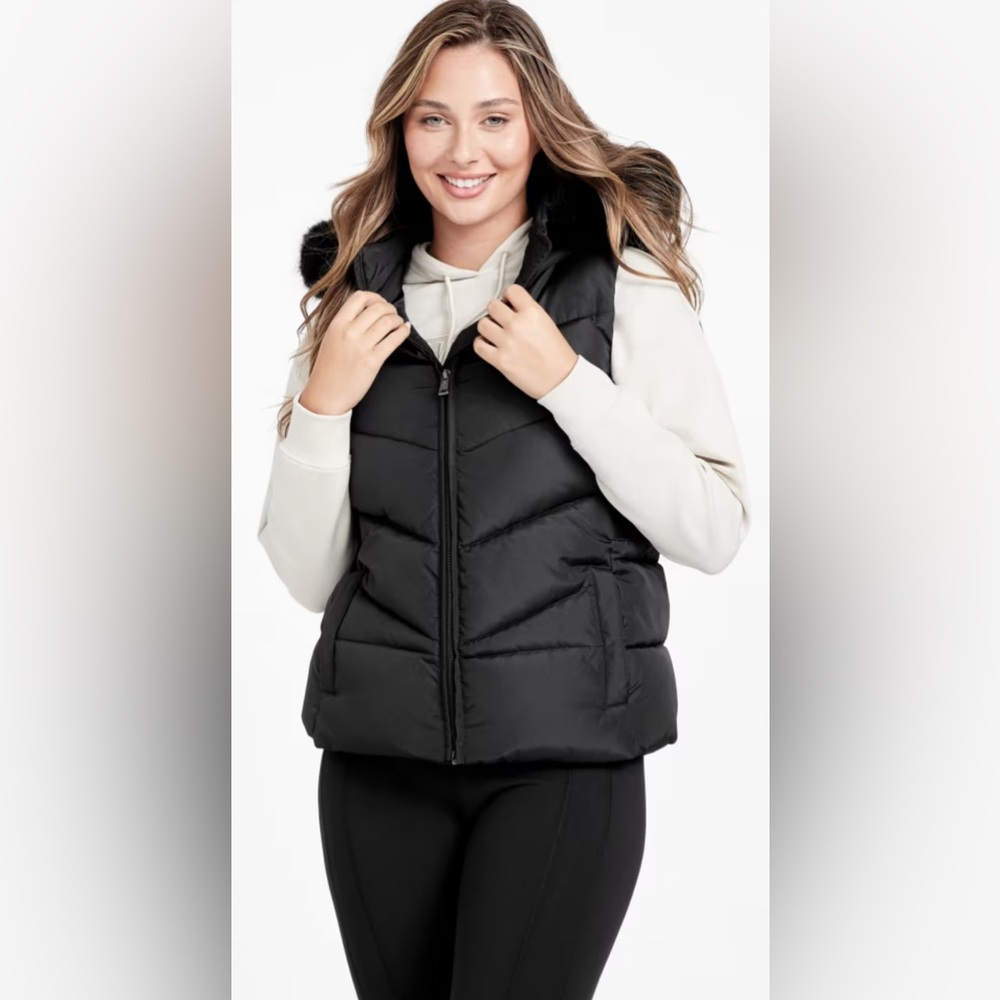 $13 Friday GUESS Black Women’s Puffer Vest